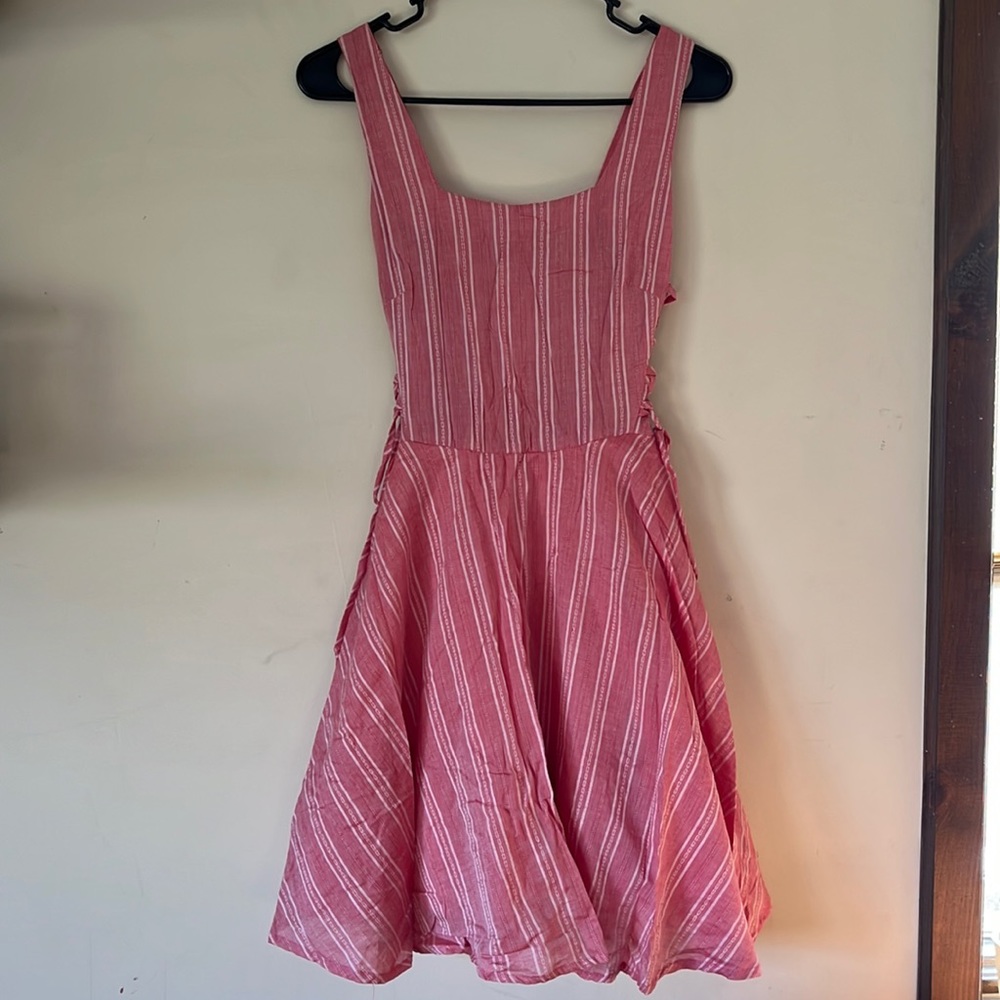 Charlotte Russe Salmon Striped Dress
